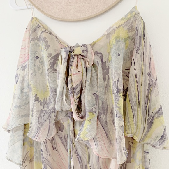 Foley + Corinna Floral Silk Maxi Dress - Picture 5 of 8